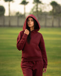 Premium Heavyweight Oversized – Deep Maroon