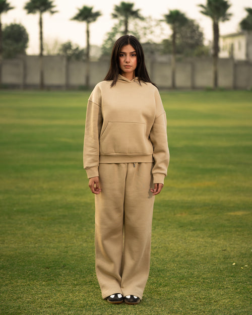 Beige Fleece Trouser