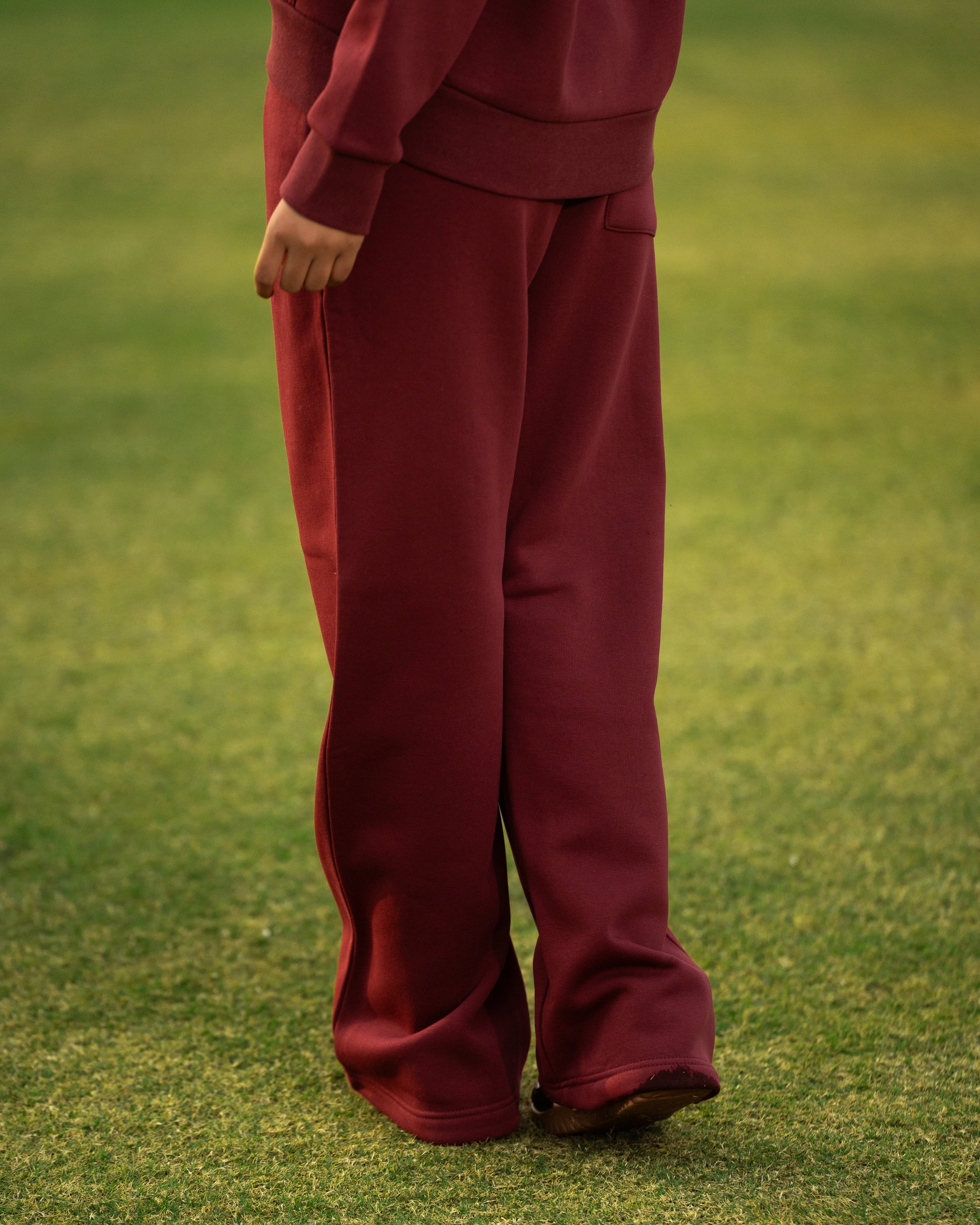 Maroon Fleece Trousers